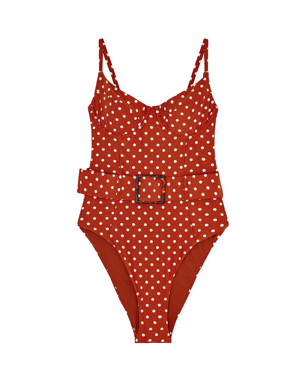 WeWoreWhat Danielle One Piece in brown