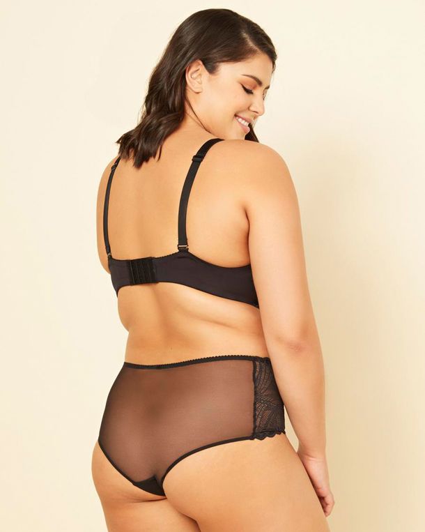 Cosabella Minoa Extended Low Rise Hotpants in black