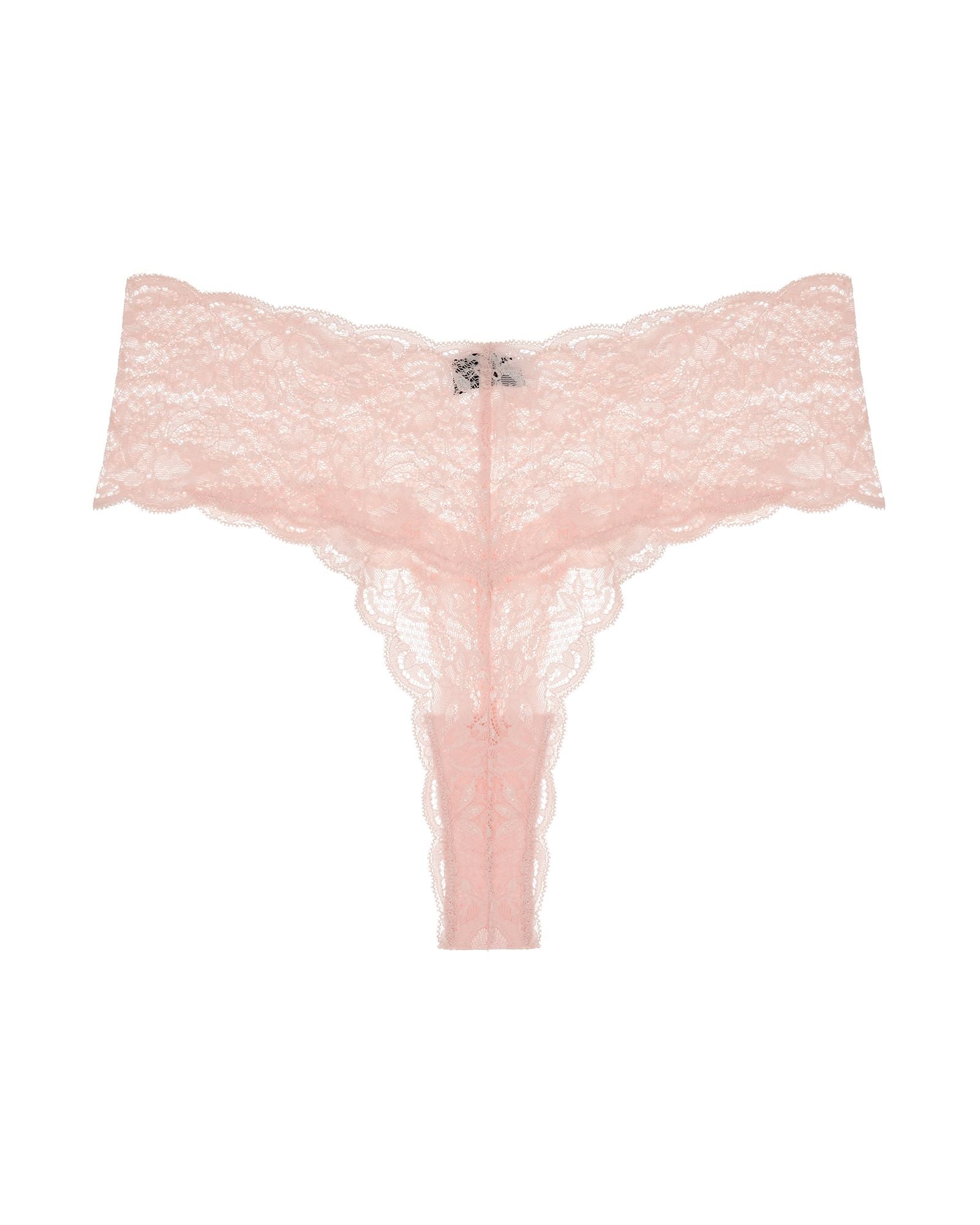 Cosabella Never Say Never Extended Cutie Low Rise Thong in pink