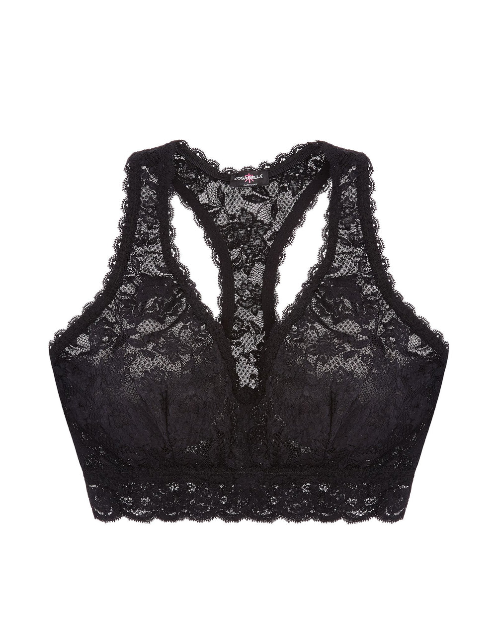 Cosabella Never Say Never Curvy Racie Racerback Bralette in black