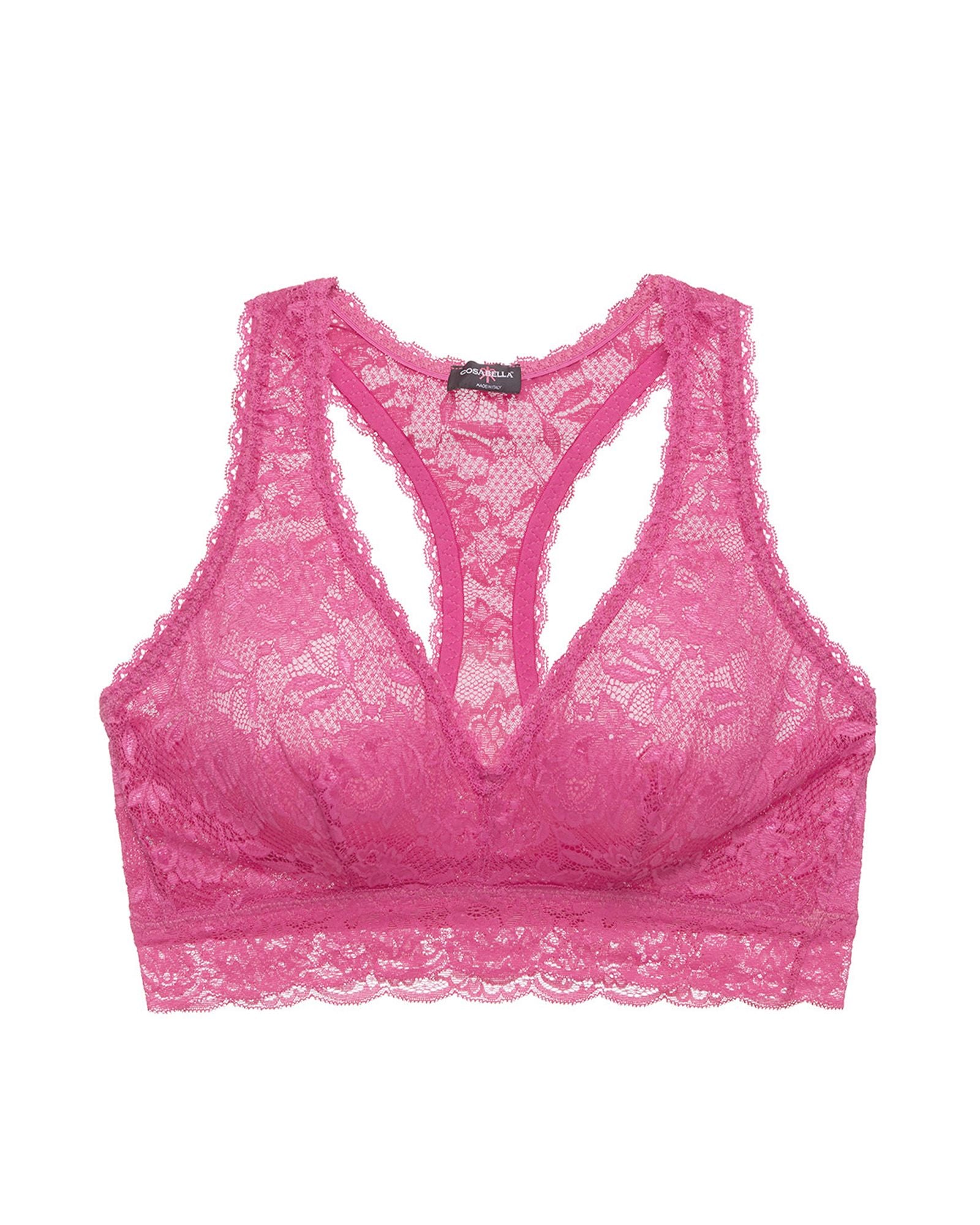 Cosabella Never Say Never Curvy Racie Racerback Bralette in pink