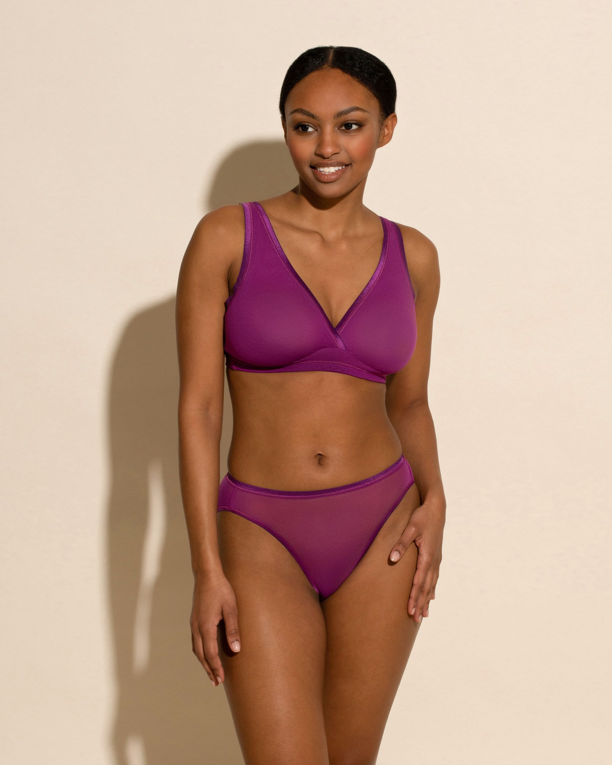 Cosabella Soire Confidence High Waist Bikini in purple