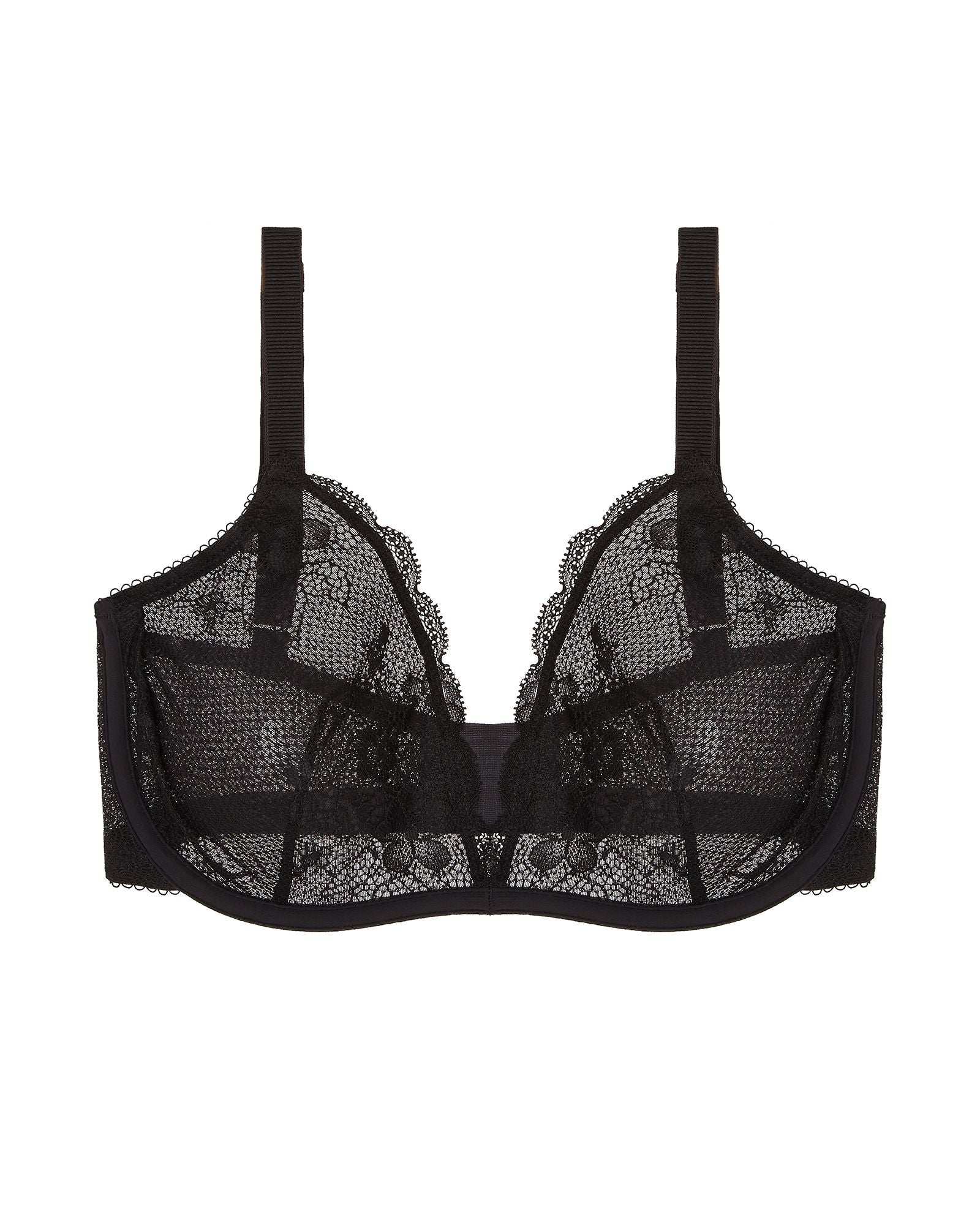 Jason Wu Intimates Classic Lace Underwire Bra in black