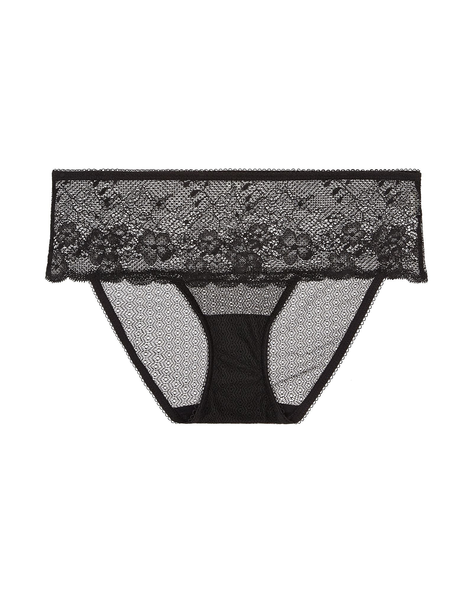 Jason Wu Intimates Classic Lace Hipster in black