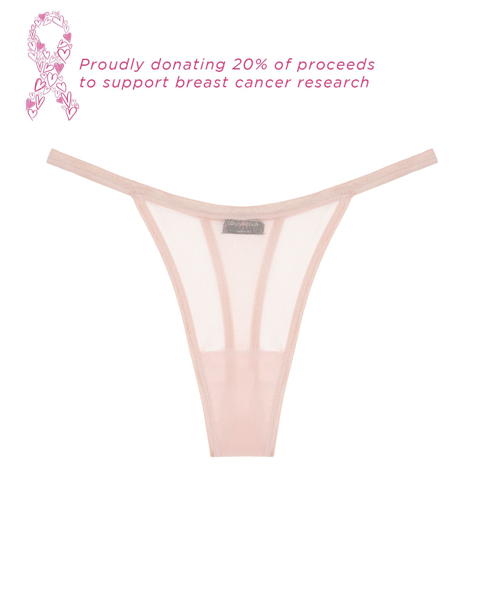 Cosabella Soire Confidence Italian Thong in pink