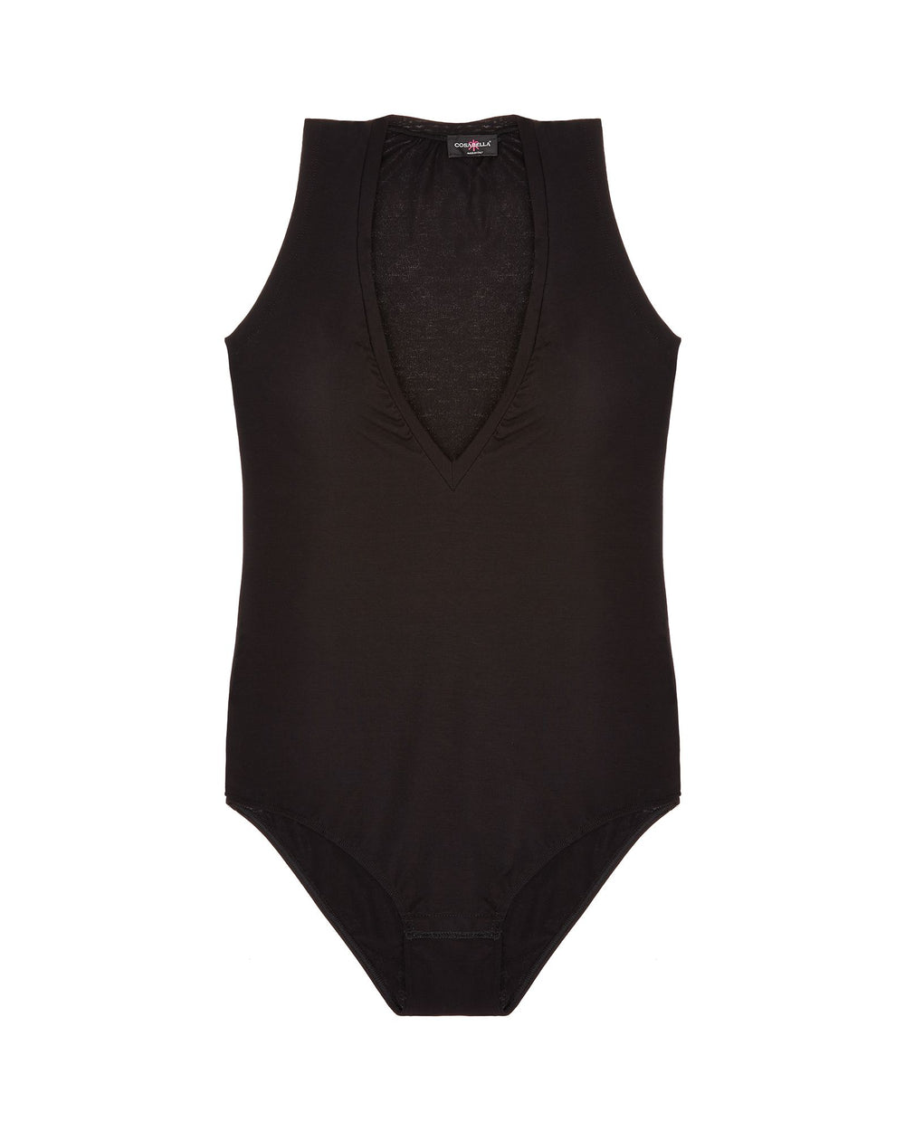 Cosabella Talco V-Neck Bodysuit in black