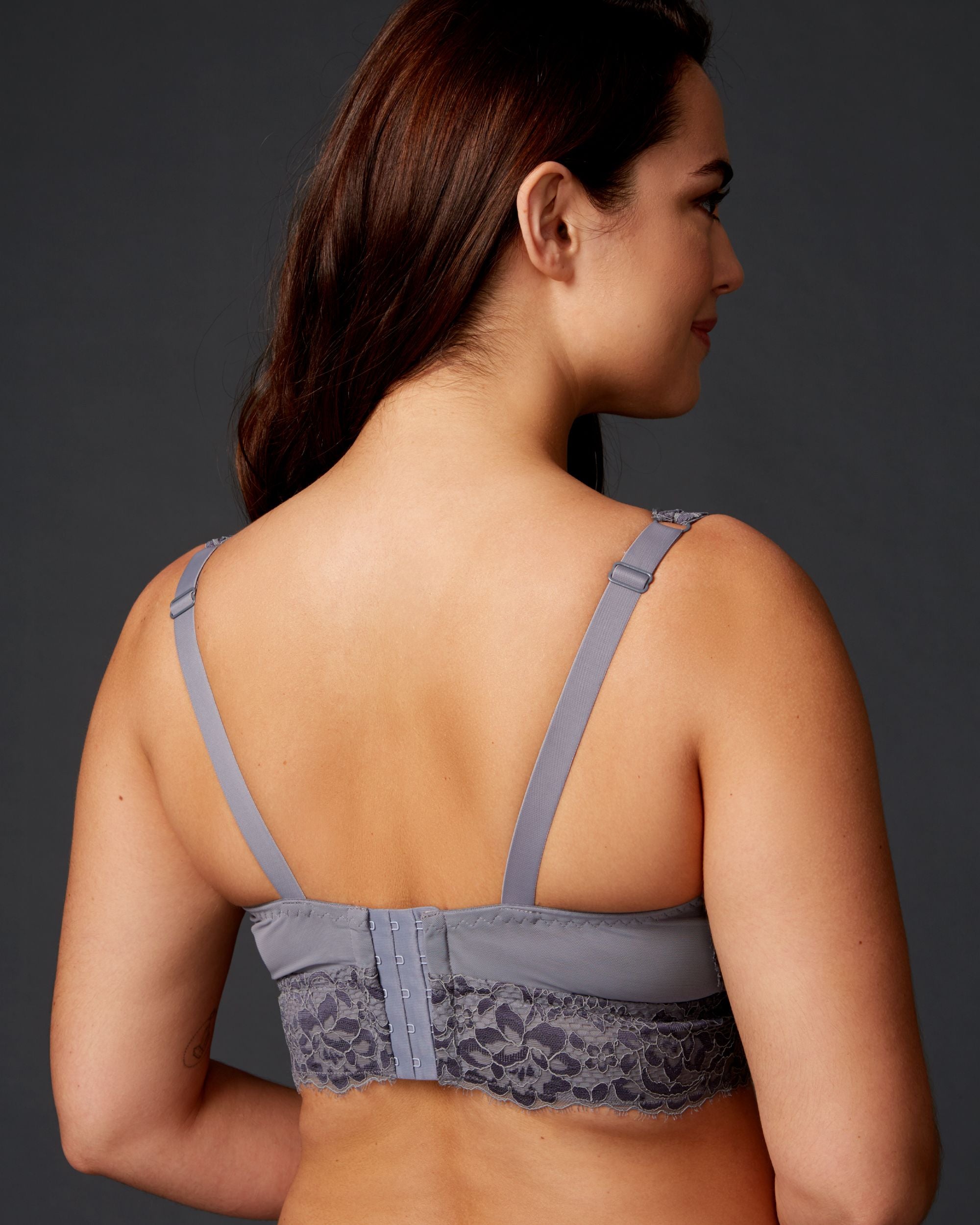 Cosabella Pret-A-Porter Curvy V Bralette in gray