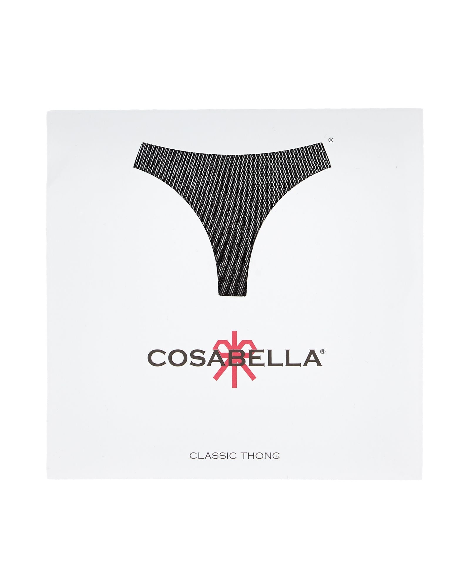 Cosabella Soire Confidence Classic Thong (Packaged) in black