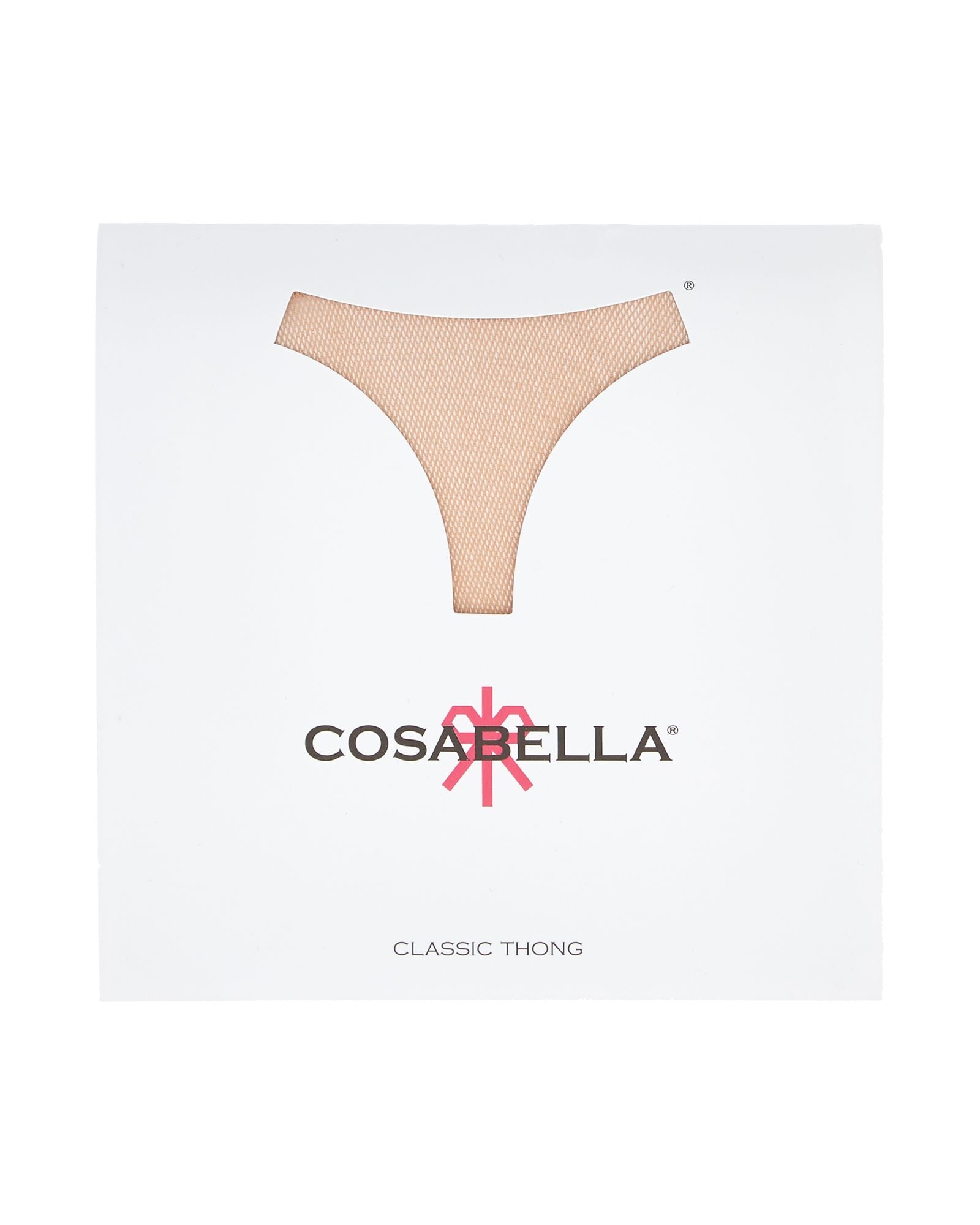 Cosabella Soire Confidence Classic Thong (Packaged) in beige