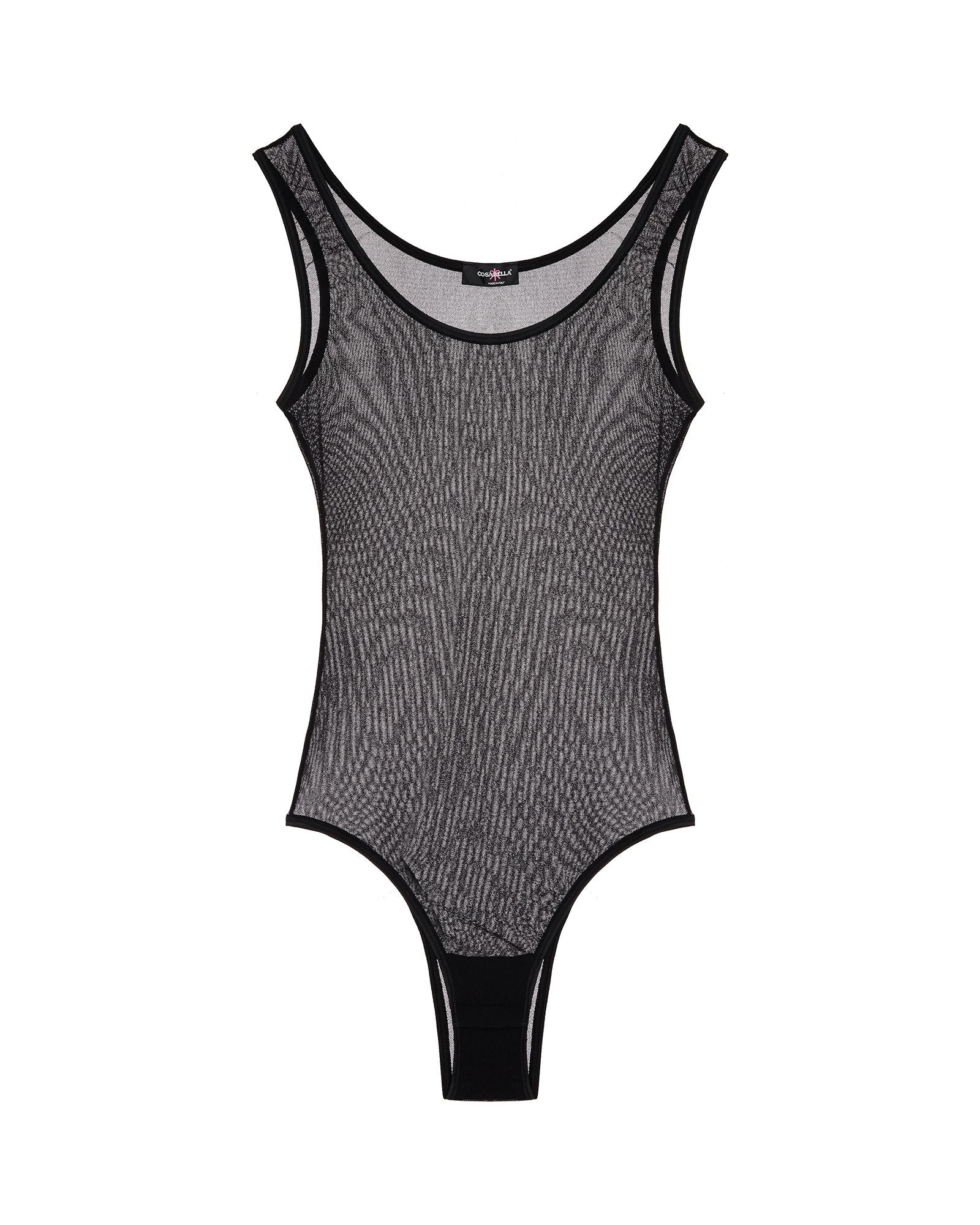 Cosabella Soire Confidence Brazilian Sleeveless Bodysuit in black