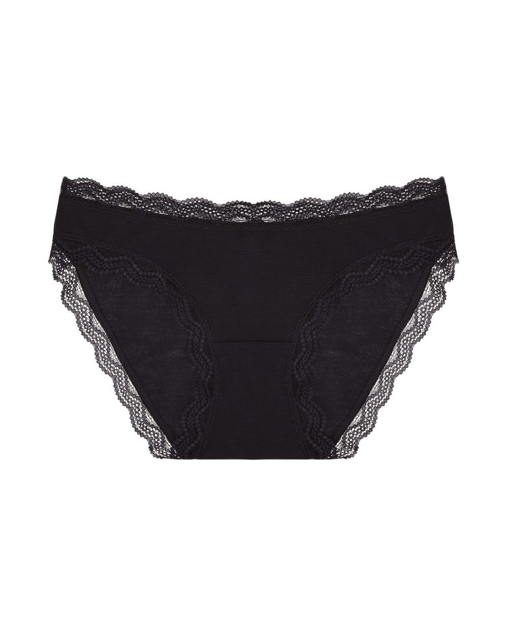 Stripe + Stare Basic Knicker in black