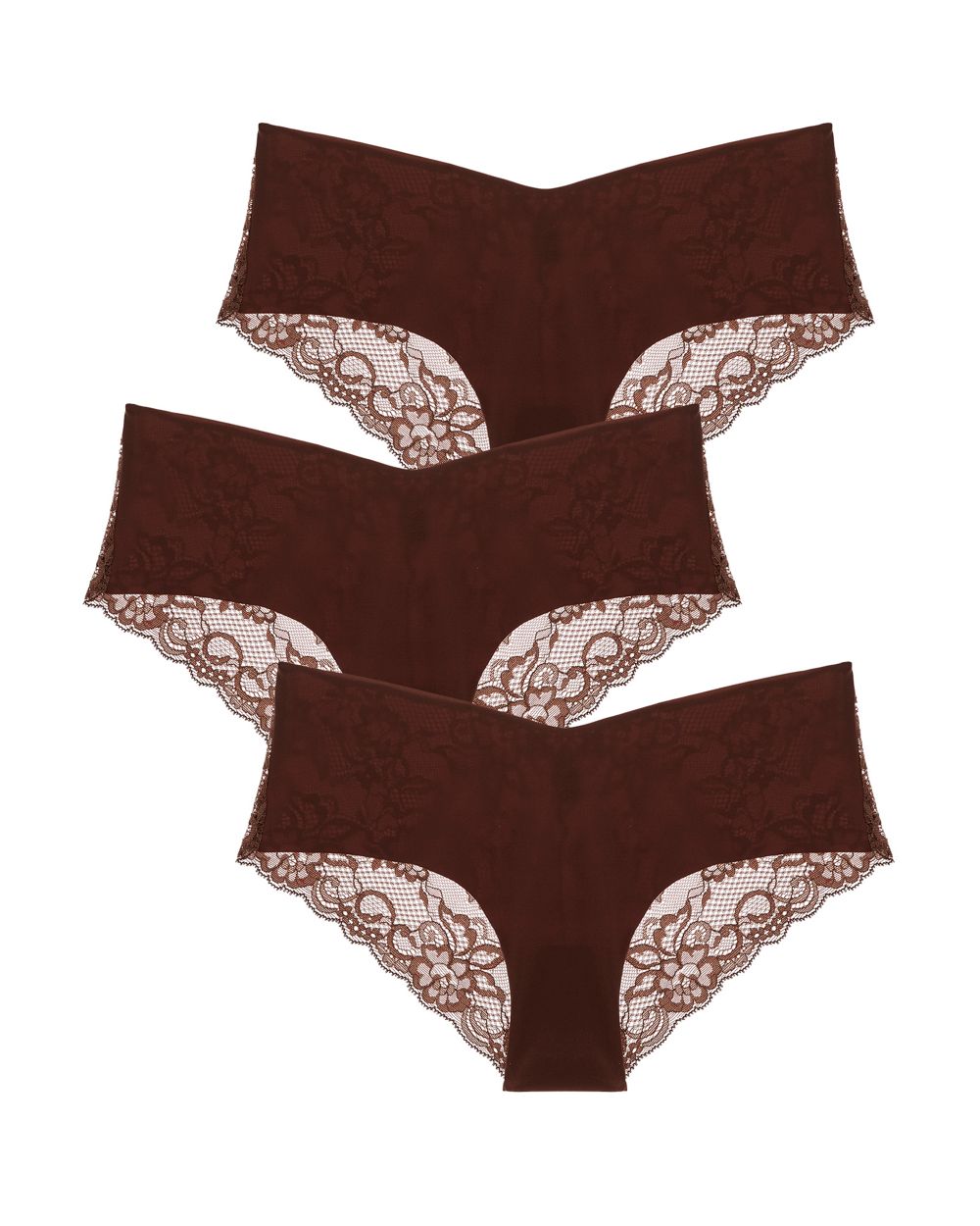 Journelle Estelle Hipster 3 Pack in brown