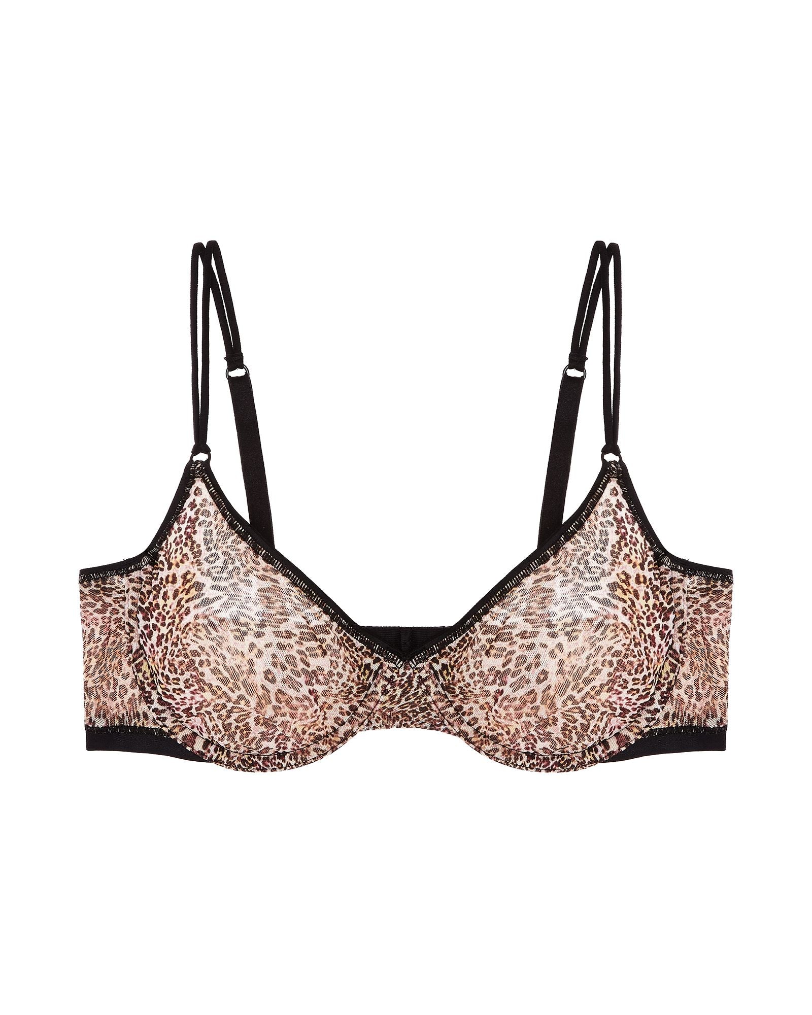 Cosabella Soire Confidence Printed Molded Bra in black
