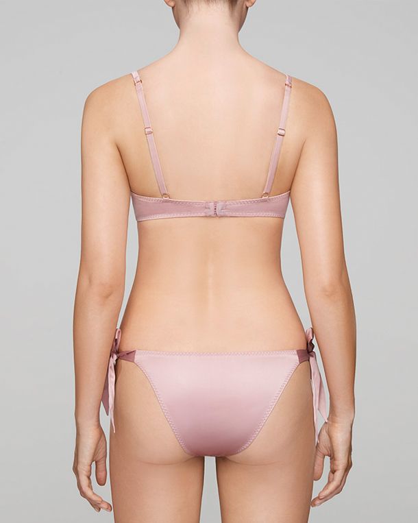 Coco de Mer Muse by Coco de Mer Lily Tie Side Knicker in pink