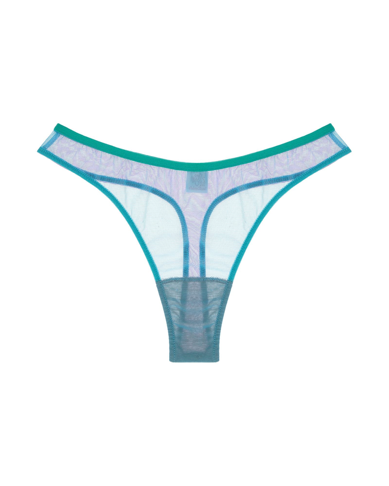 Only Hearts Color Block Whisper Basic Thong in blue