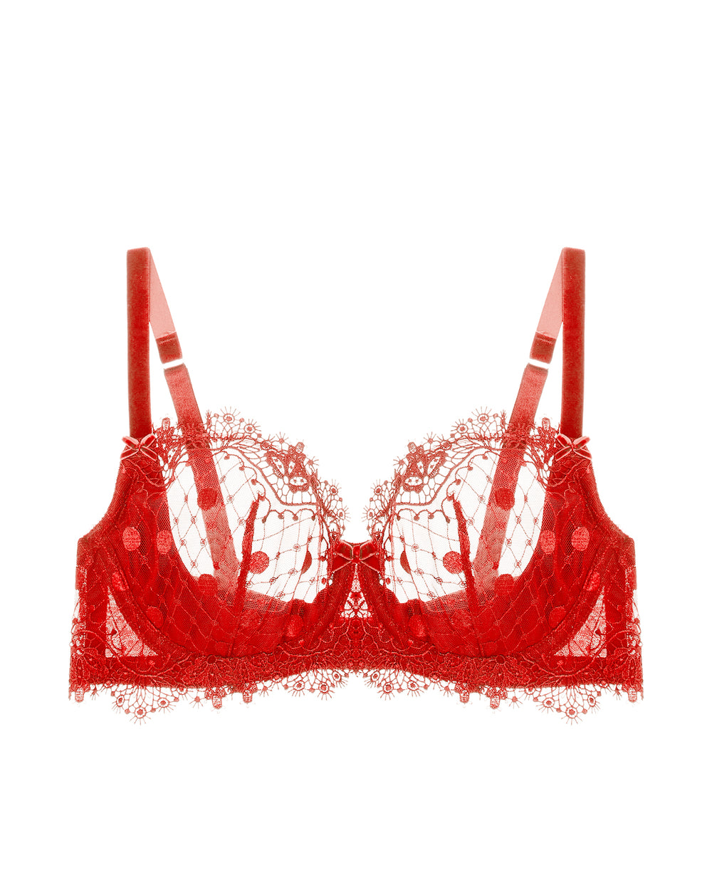 Dita Von Teese Vedette Underwire Bra in red