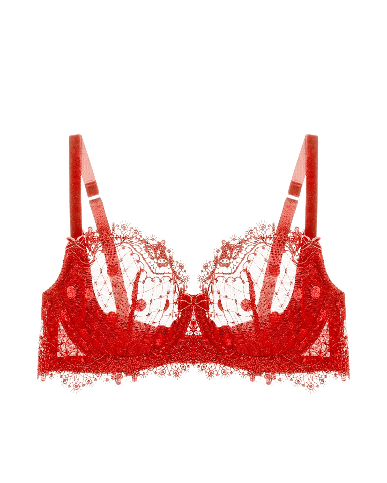 Dita Von Teese Vedette Underwire Bra in red