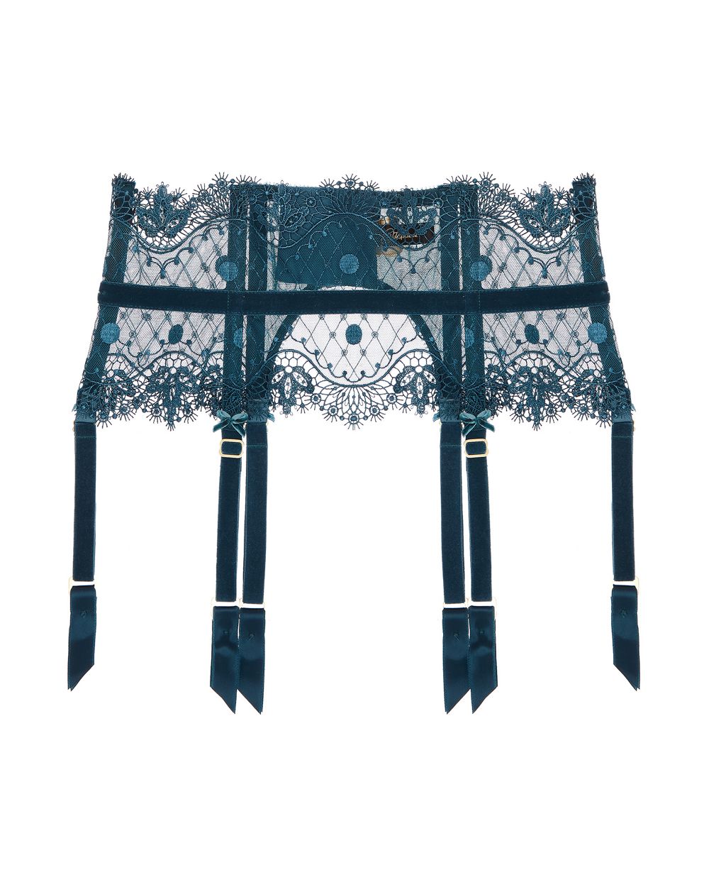 Dita Von Teese Vedette Suspender in blue