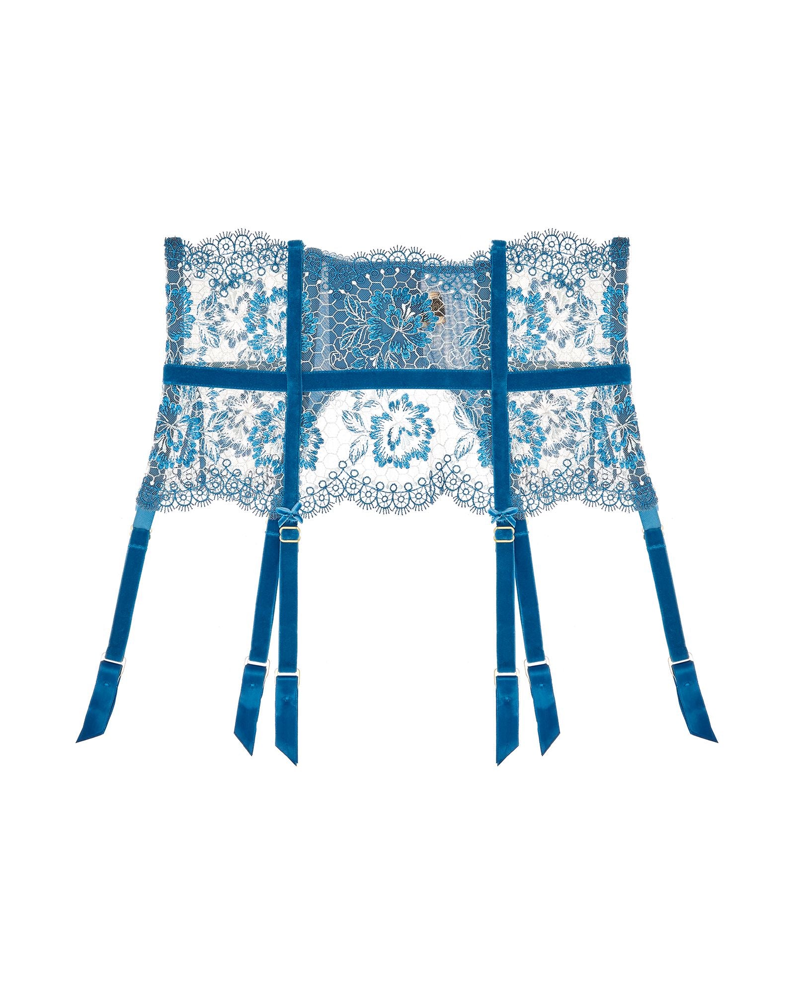 Dita Von Teese Evelina Suspender in blue