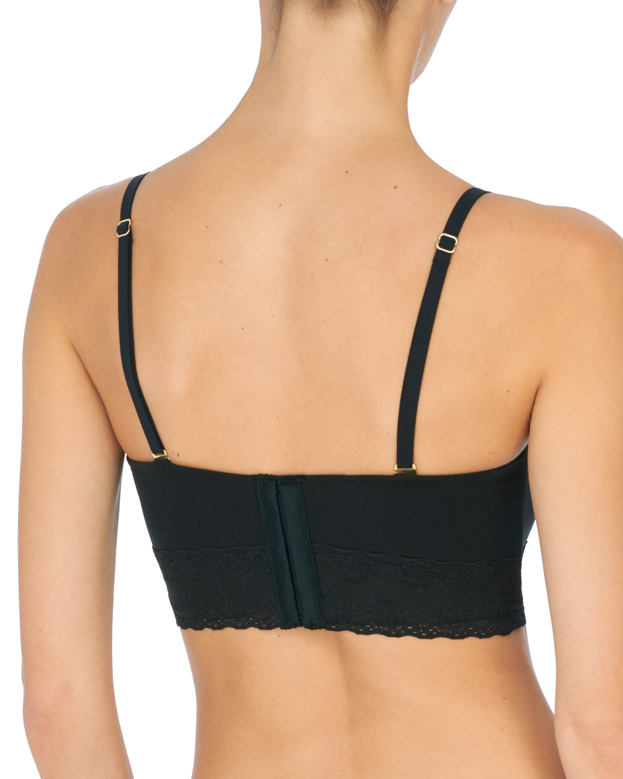 Natori Bliss Perfection Strapless Contour Underwire Bra in black