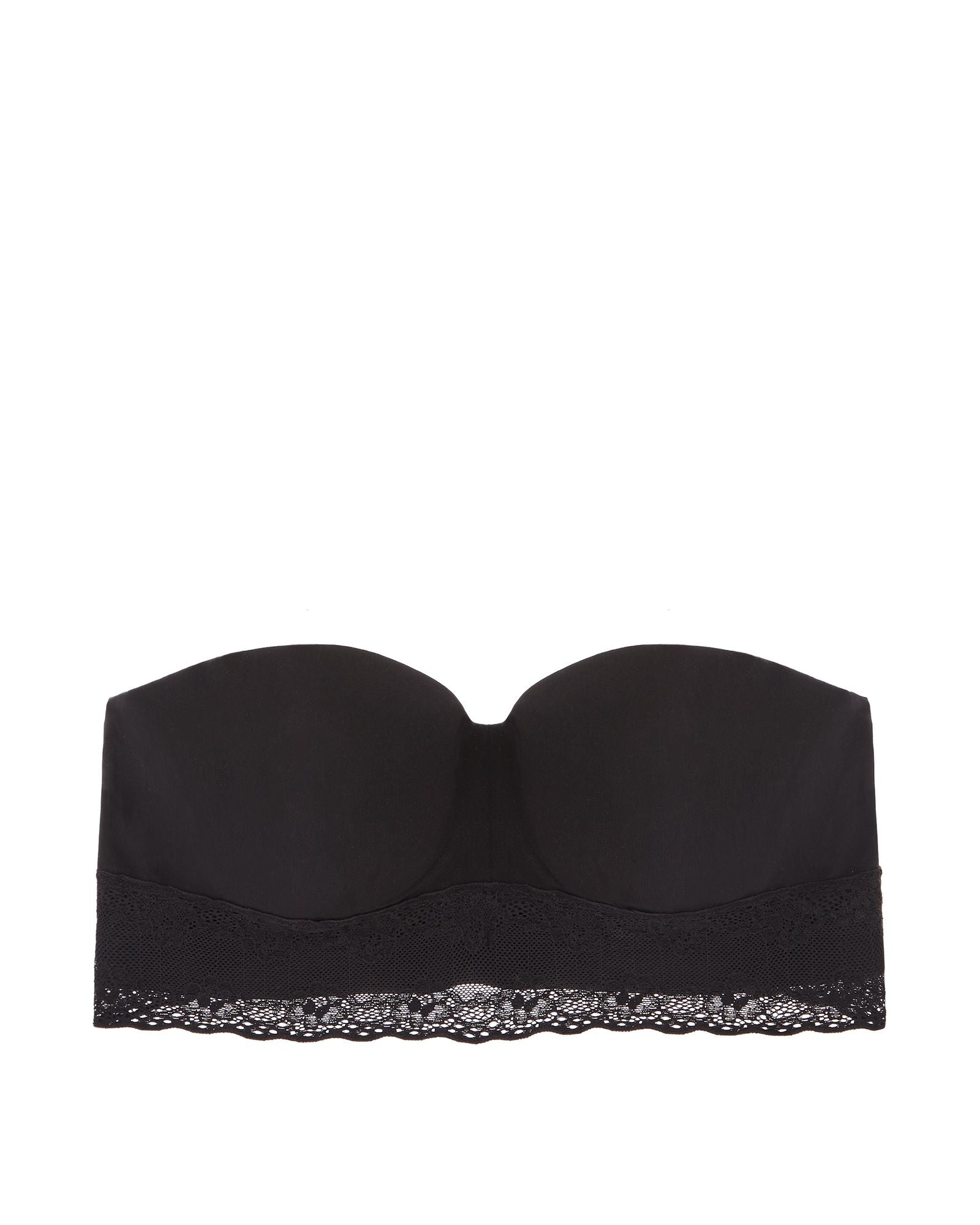 Natori Bliss Perfection Strapless Contour Underwire Bra in black