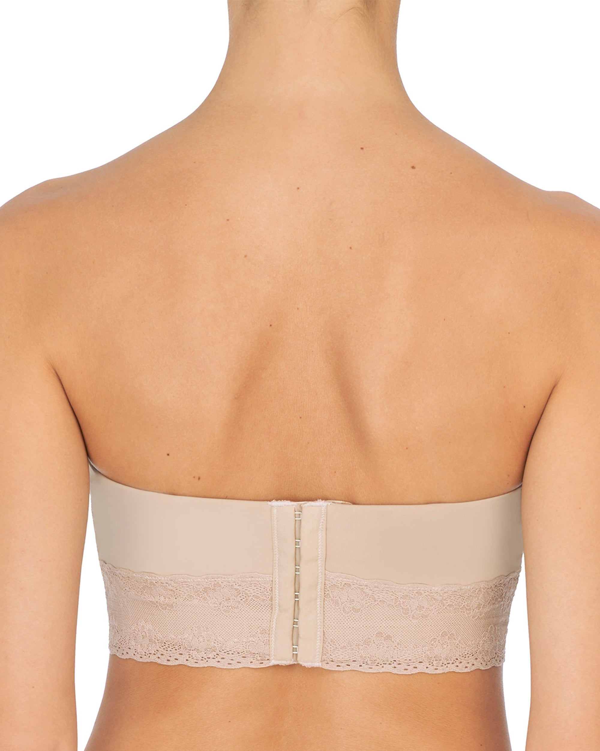 Natori Bliss Perfection Strapless Contour Underwire Bra in beige
