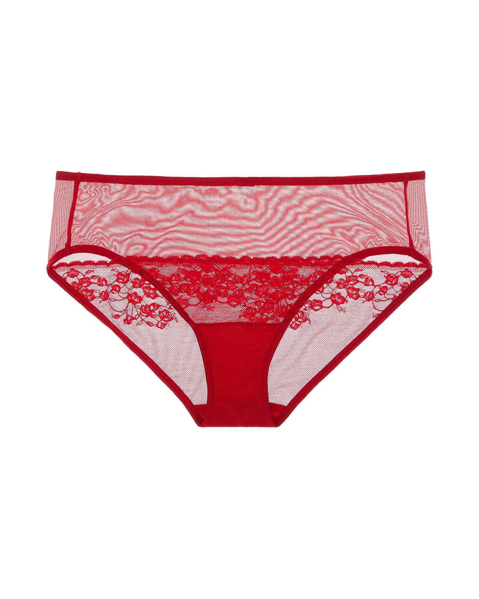 Natori Cherry Blossom Girl Brief in red