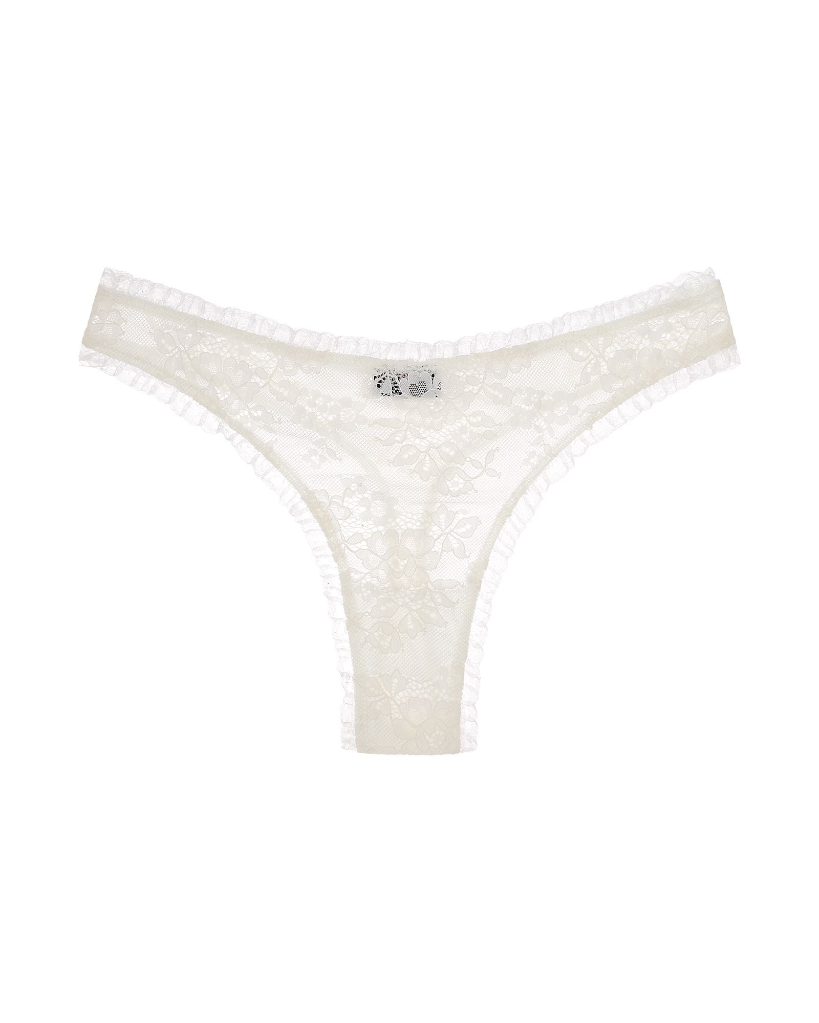 Cosabella Lourdes Low Rise Thong in white