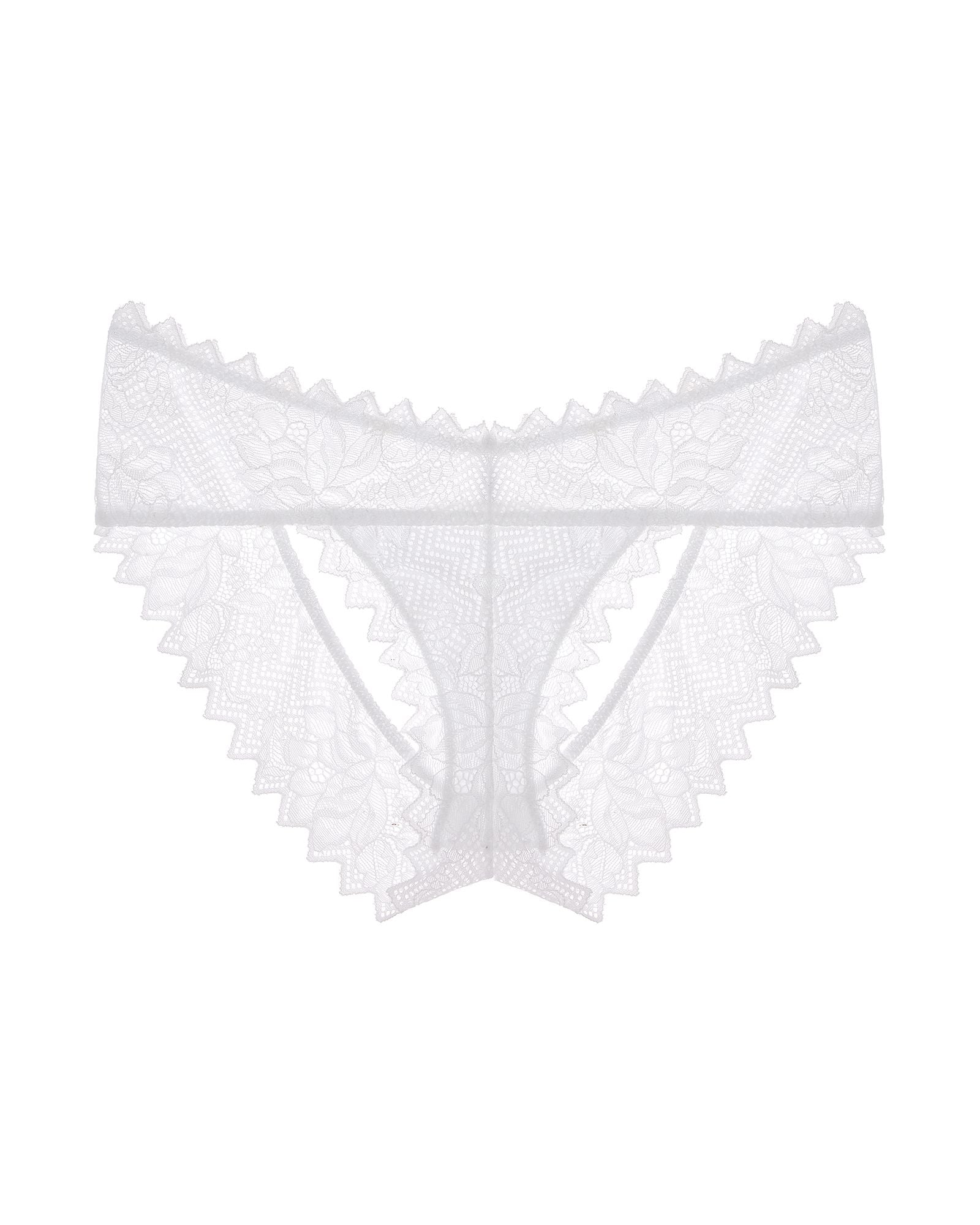Cosabella Leonora Naughty Hotpant in white