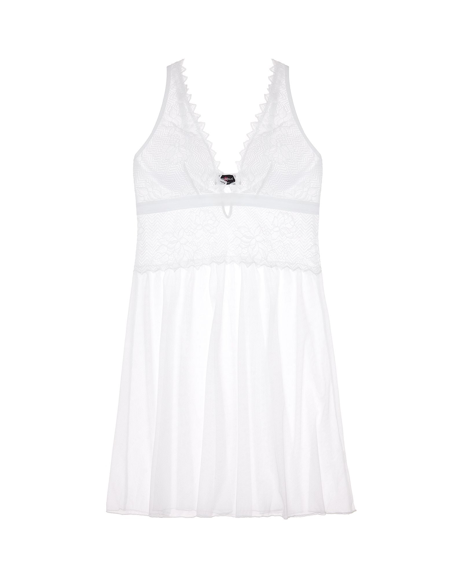 Cosabella Leonora Babydoll in white