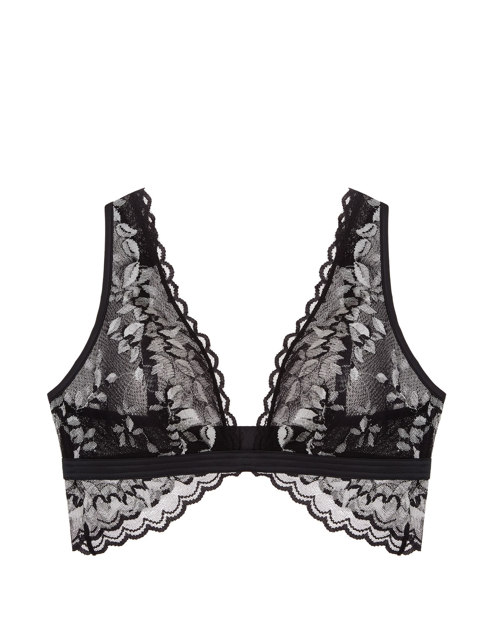 Cosabella Seymour Plunge Bralette in black