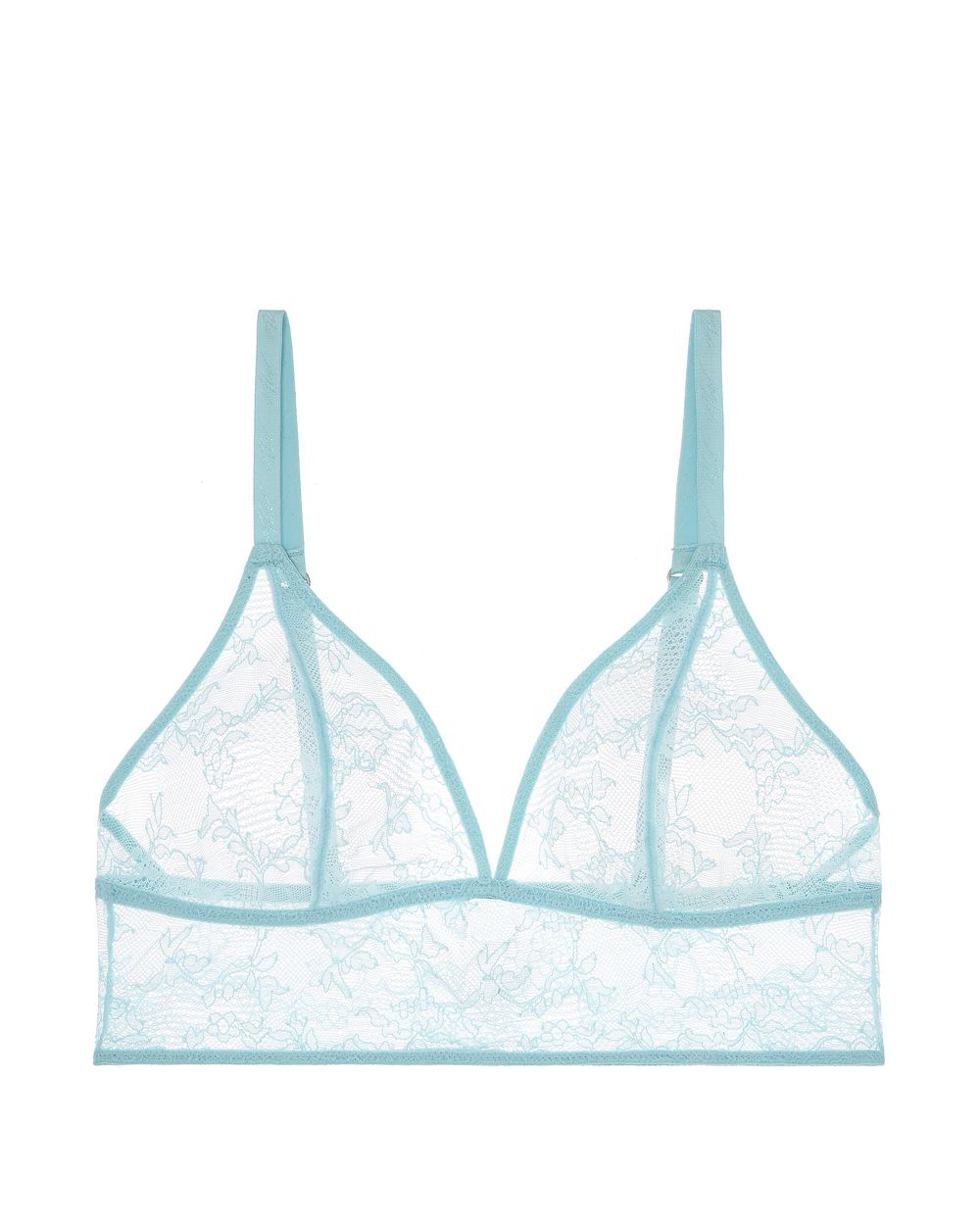 Noelle Wolf Bold Longline Bralette in blue