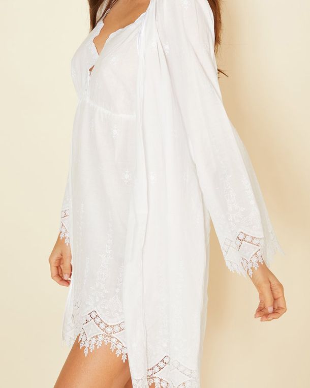 Cosabella Antonella Robe in white