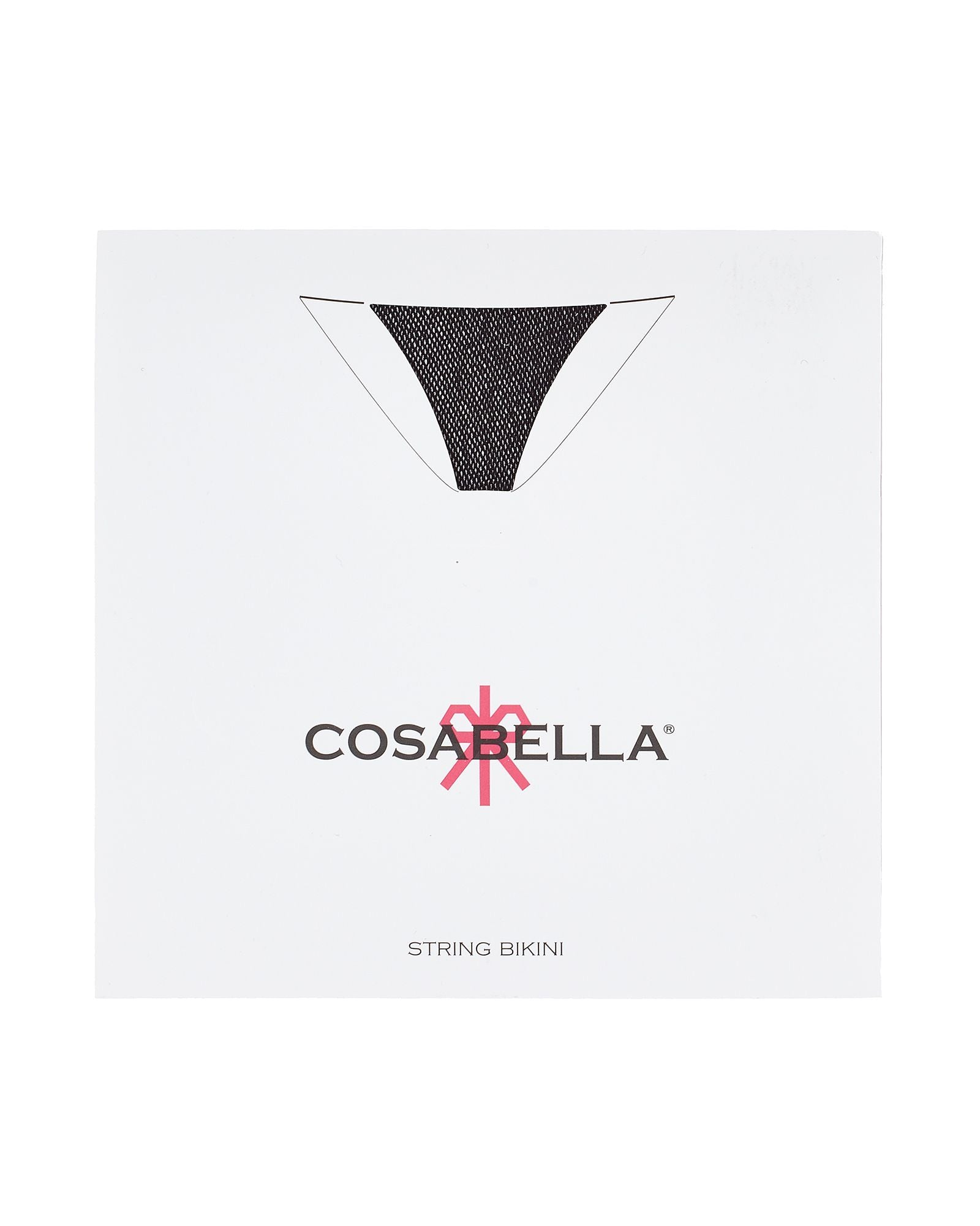 Cosabella Soire Confidence String Bikini in black