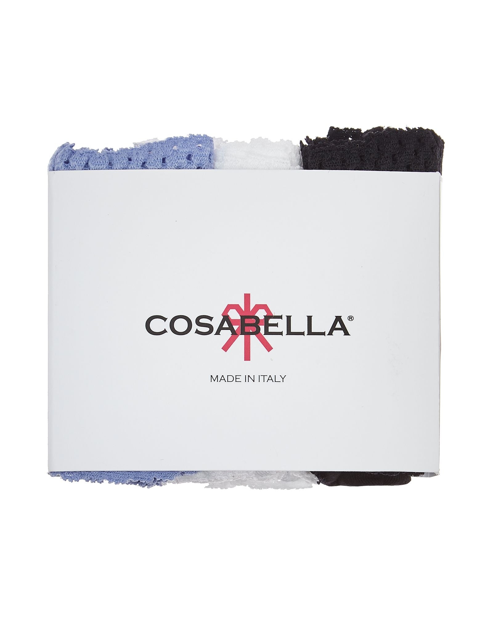Cosabella Dolce Thong 3 Pack in blue
