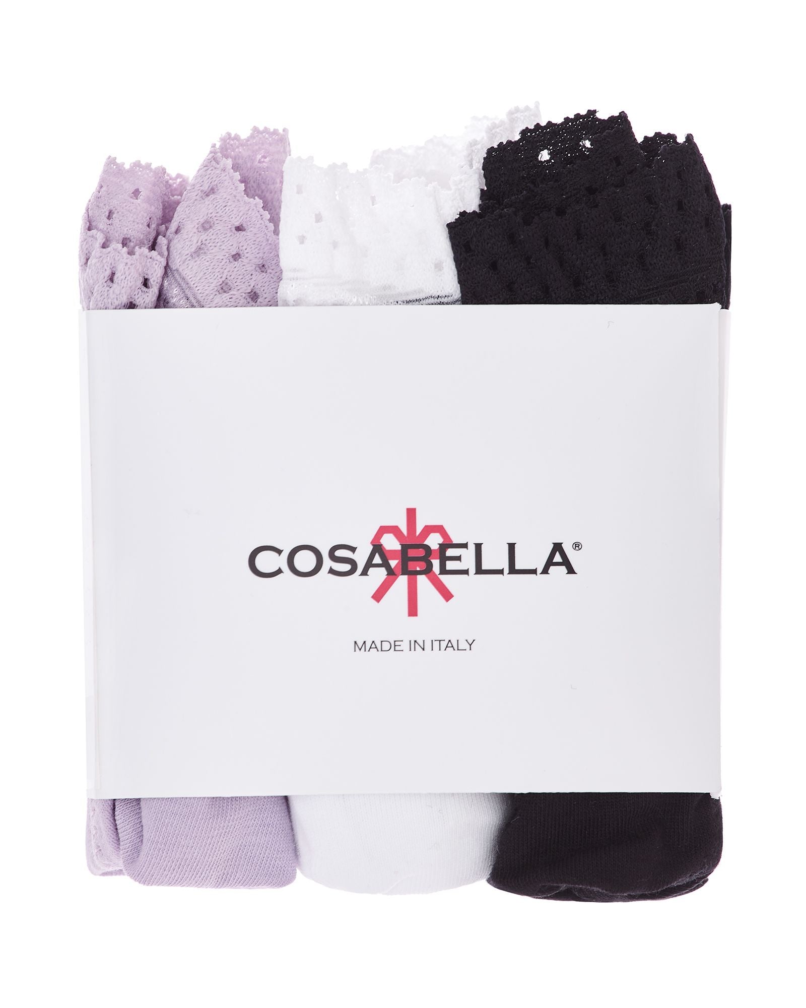 Cosabella Dolce Thong 3 Pack in purple