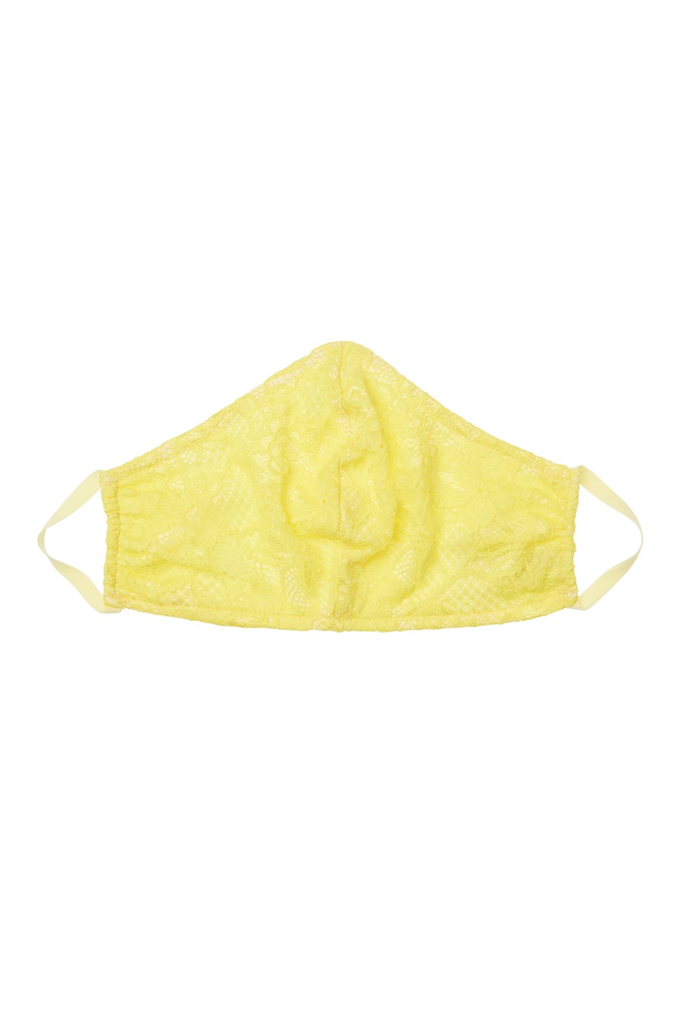 Cosabella Never Say Never V Face Mask in yellow