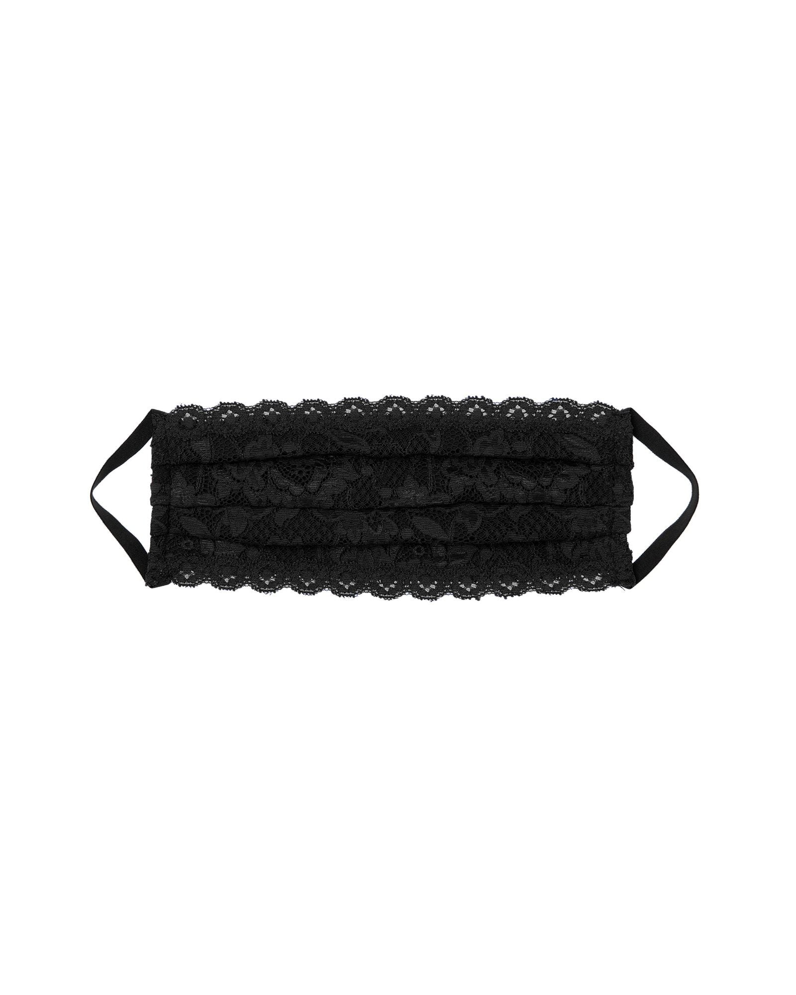 Cosabella Never Say Never Pleated Mask in black