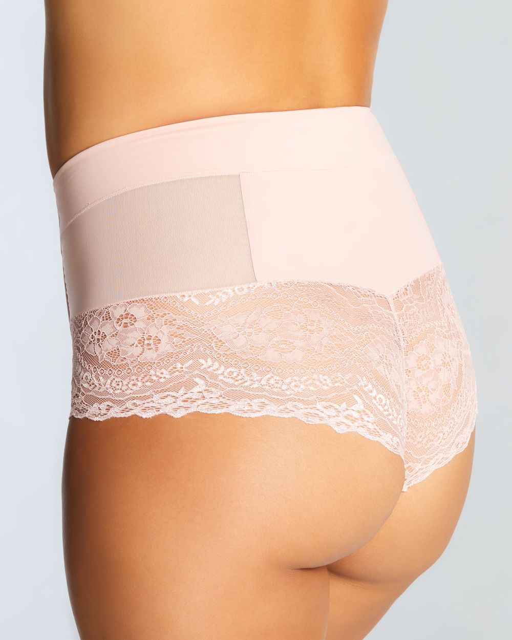 Squeem Brazilian Flair Mid Waist Brief in pink