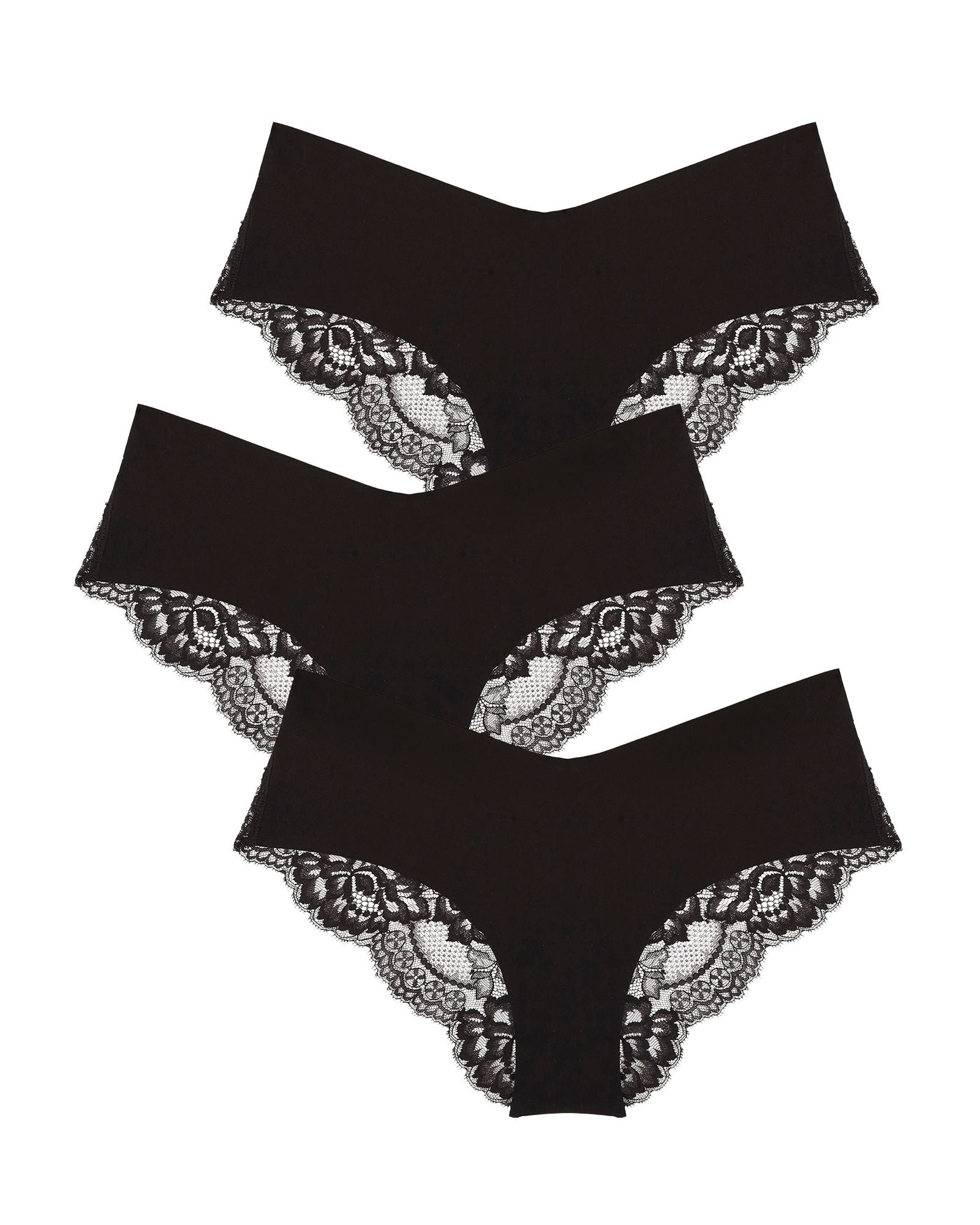 Journelle Isabel Jolie Hipster 3 Pack in black