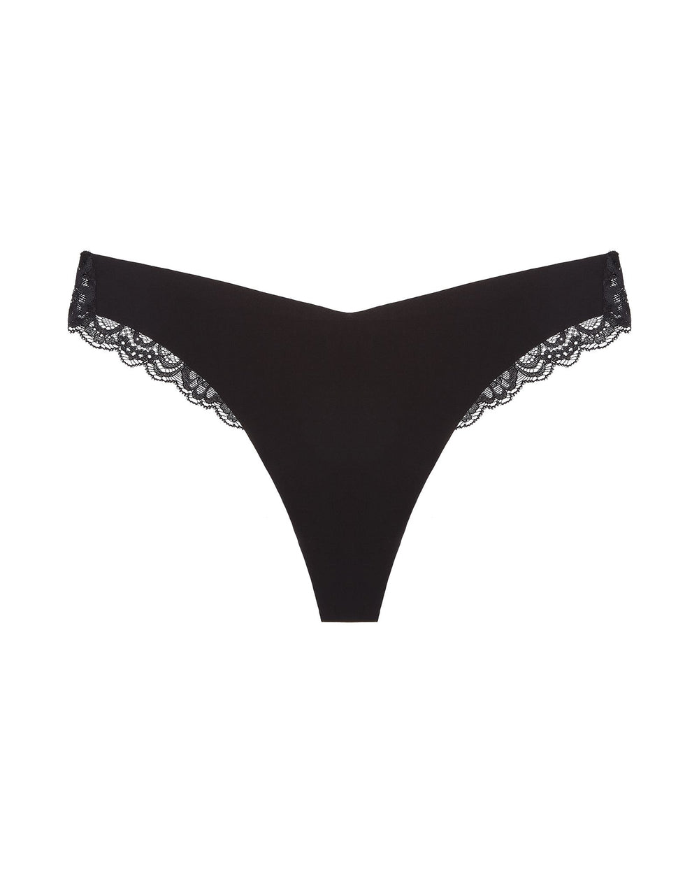 Journelle Estelle Cotton Thong in black