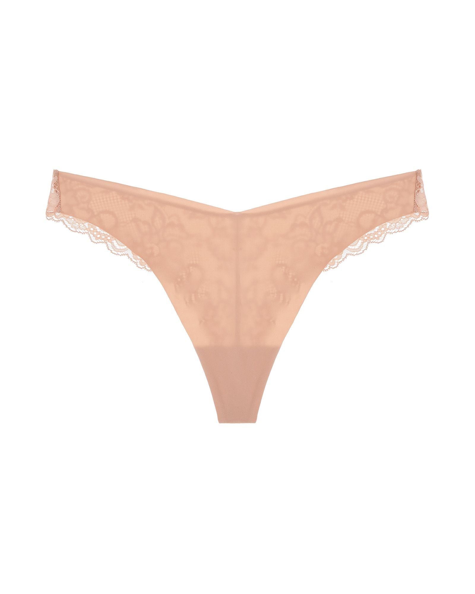 Journelle Estelle Cotton Thong in beige