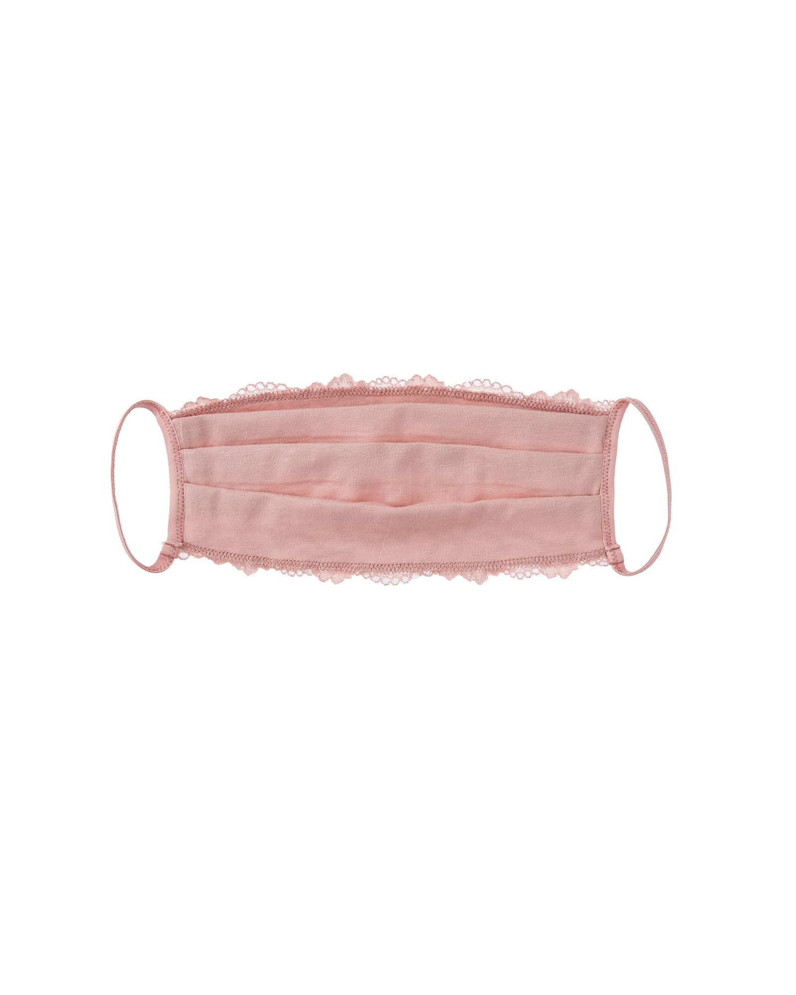 Cosabella Savona Pleated Face Mask in pink