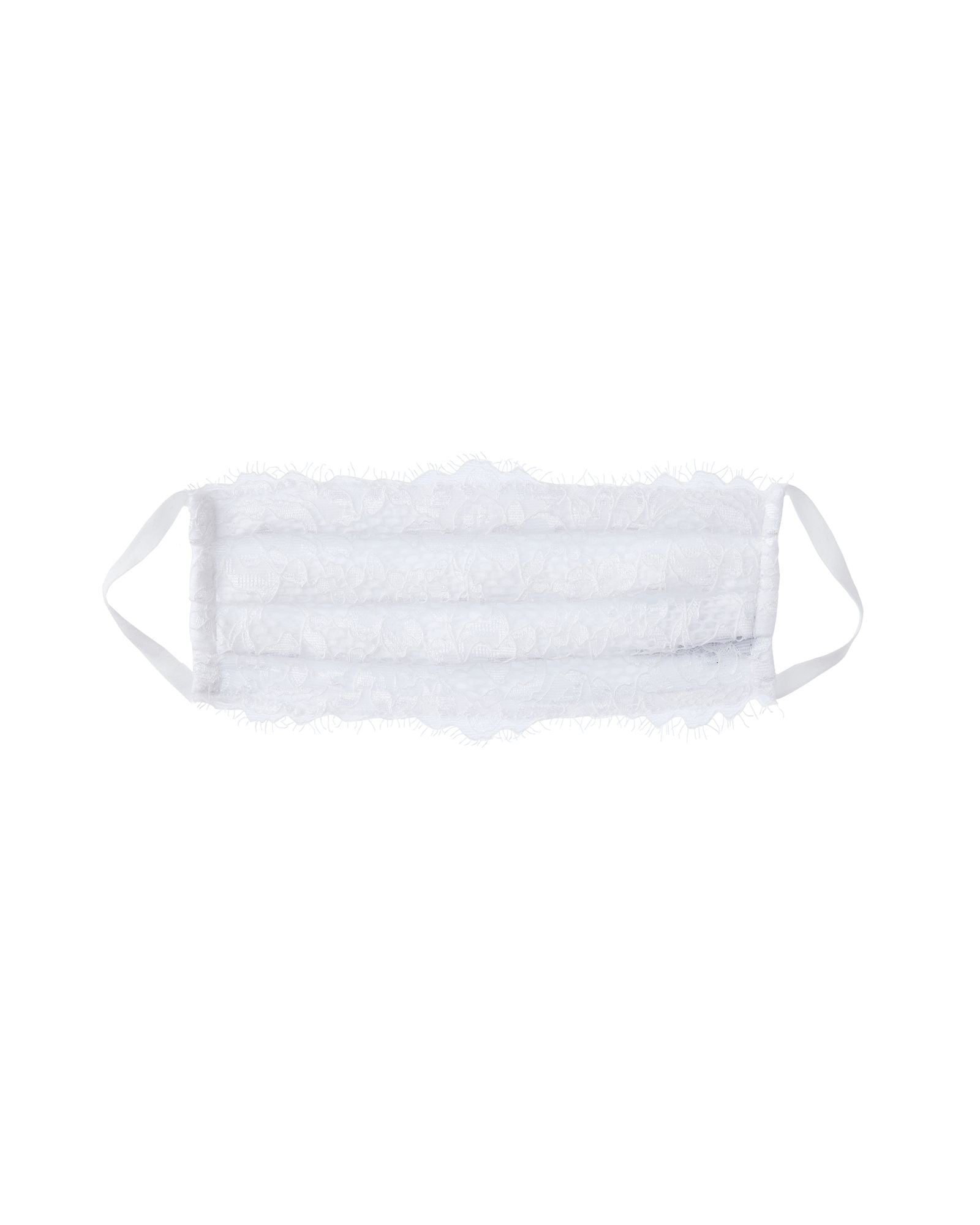 Cosabella Pret-A-Porter Pleated Mask in white