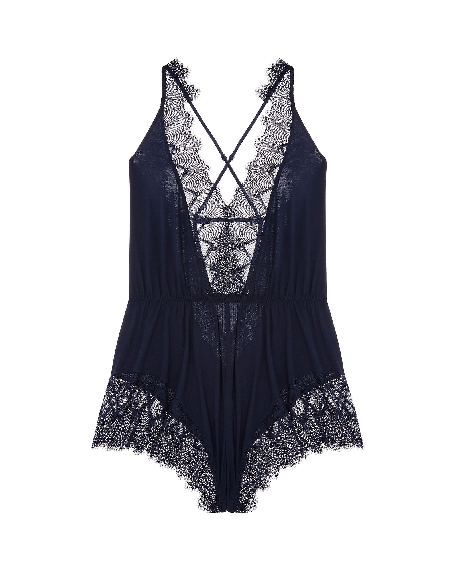 Cosabella Allure Sleep Teddy in blue