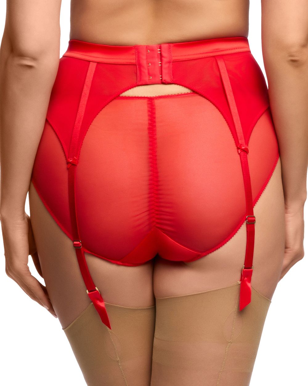 Dita Von Teese Rosabelle Suspender in red