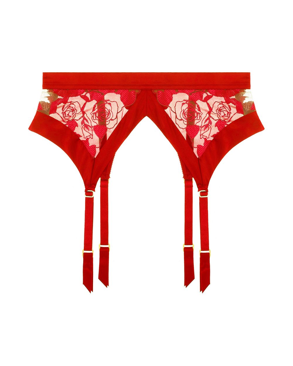 Dita Von Teese Rosabelle Suspender in red