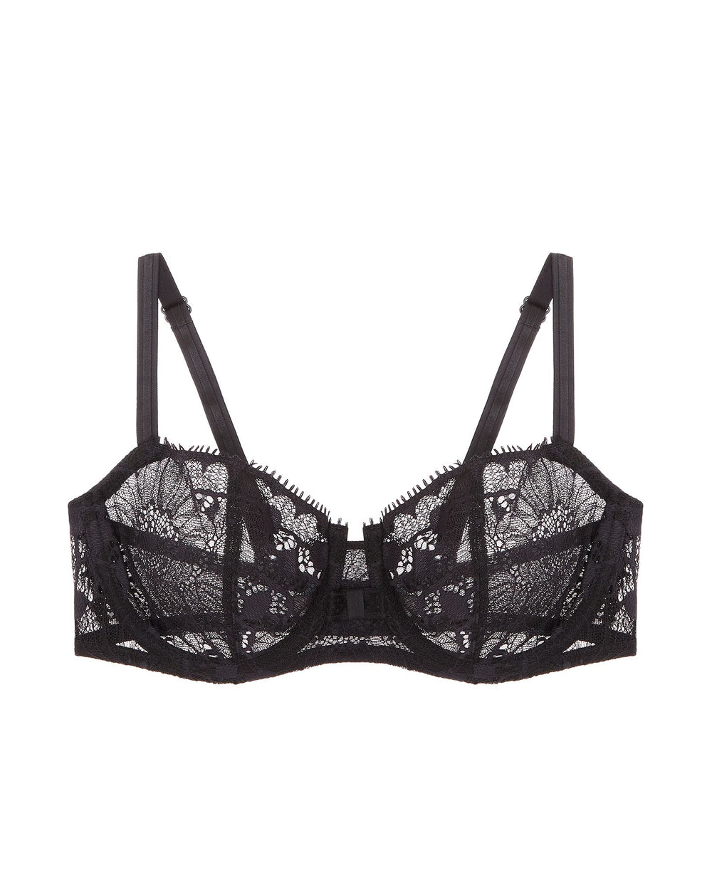 Chantelle Day to Night Lace Unlined Demi in black