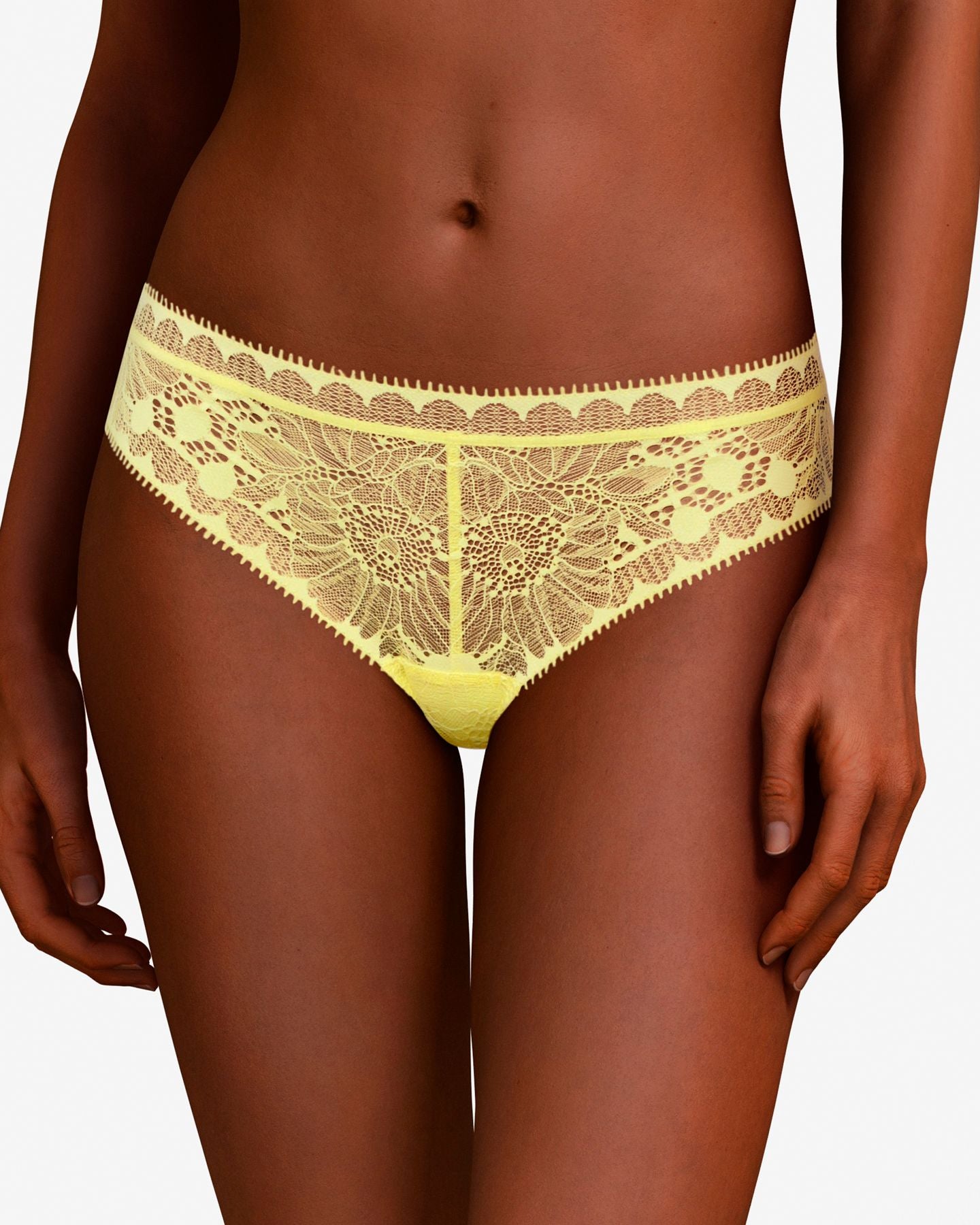 Chantelle Day to Night Tanga in yellow