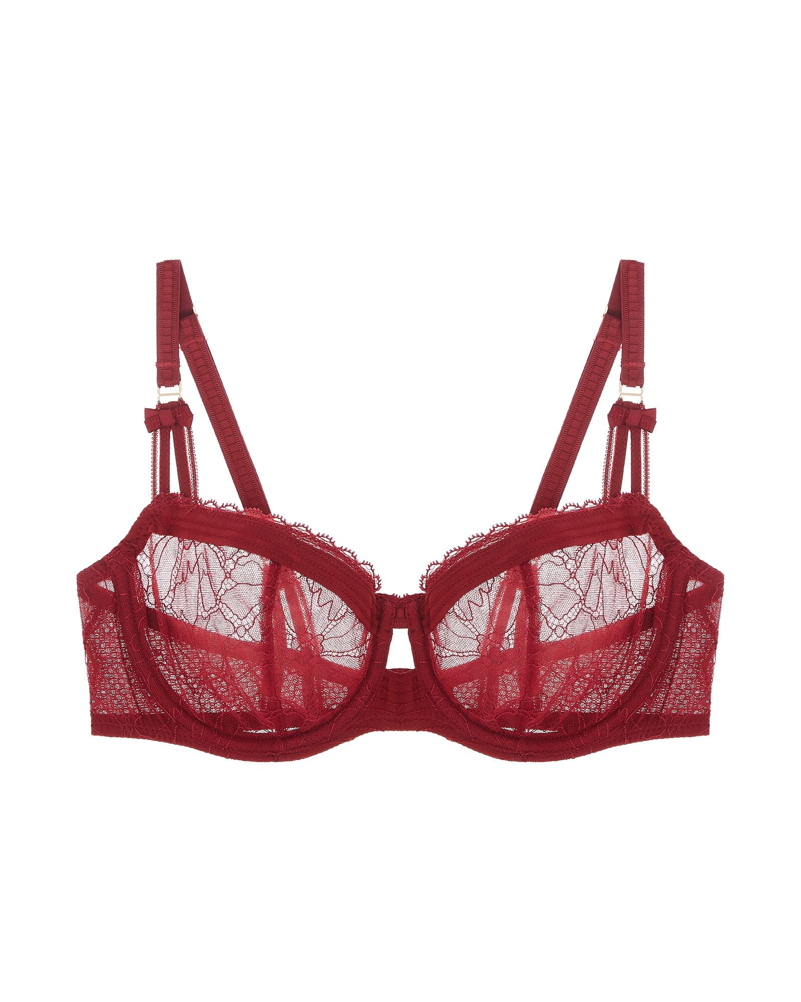 Chantelle Tailor Demi Bra in red